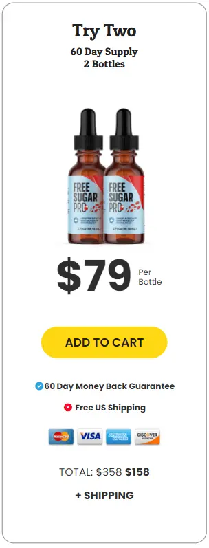 free sugar pro 2 bottles price