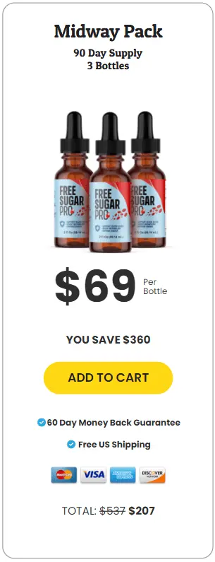 free sugar pro 3 bottles price
